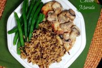 Golden Chicken with Rich Marsala Mushroom Sauce