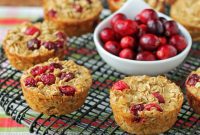 Zesty Cranberry Orange Oatmeal Cups