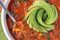 Hearty Beef Taco Soup