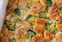 Ooey-Gooey Chicken & Broccoli Puff Bake