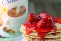 Strawberry Almond Cream Pancakes