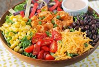 Creamy Ranch BBQ Chicken Salad
