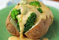 Loaded Broccoli Cheddar Baked Potatoes
