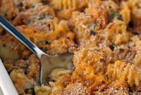 Golden Baked Cauliflower Mac & Cheese