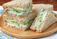 Crisp Cucumber Tea Treats