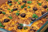 Fiesta Beef Quinoa Bake
