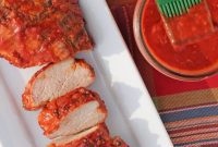 Chipotle Raspberry Glazed Pork Tenderloin
