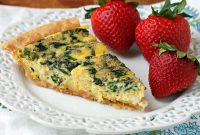Mediterranean Spinach Feta Quiche
