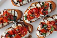 Sun-Kissed Tomato and Creamy Chèvre Bruschetta
