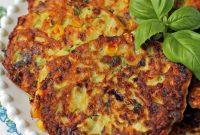 Golden Zucchini Corn Patties