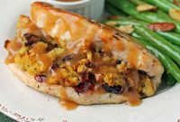 Succulent Roast Chicken with Aromatic Stuffing and Pan Gravy