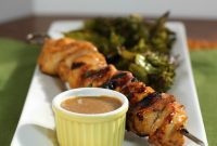 Savory Thai Peanut Chicken Skewers