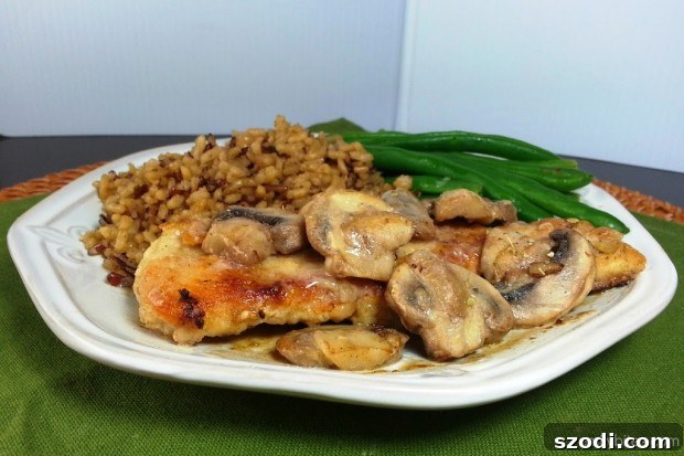 Golden Brown Chicken Marsala with Rich Sauce