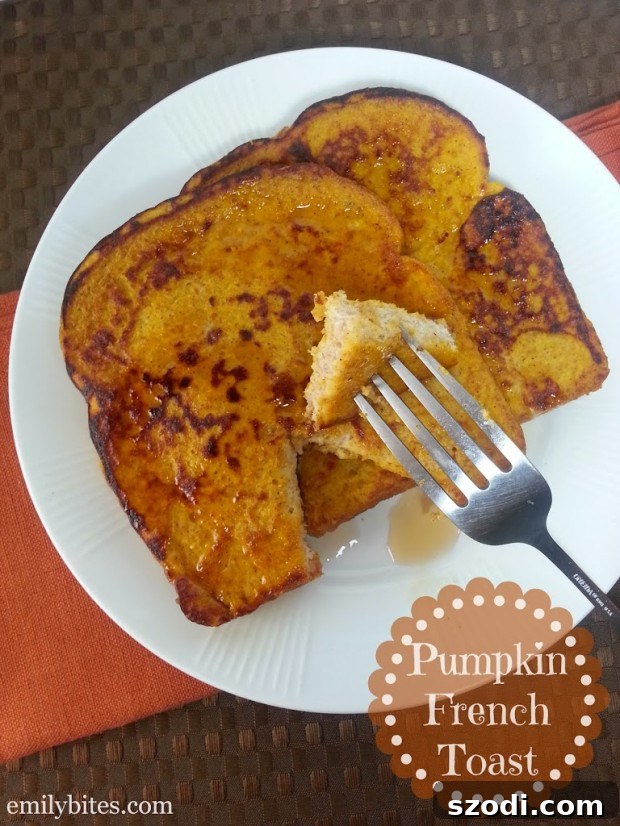 Delicious Pumpkin French Toast for an Autumn Breakfast