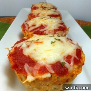 Chicken Parmesan Meatloaf Muffins