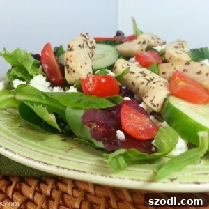 Grilled Greek Souvlaki Chicken Salad 3 Chicken Souvlaki Salad