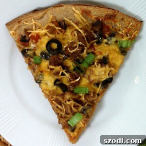 Mexican Pizza close-up