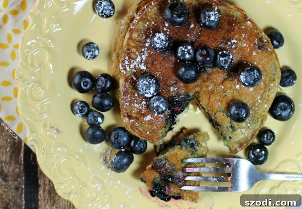 Blueberry Pancakes Stack