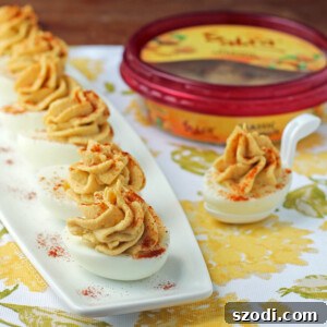 Hummus Deviled Eggs