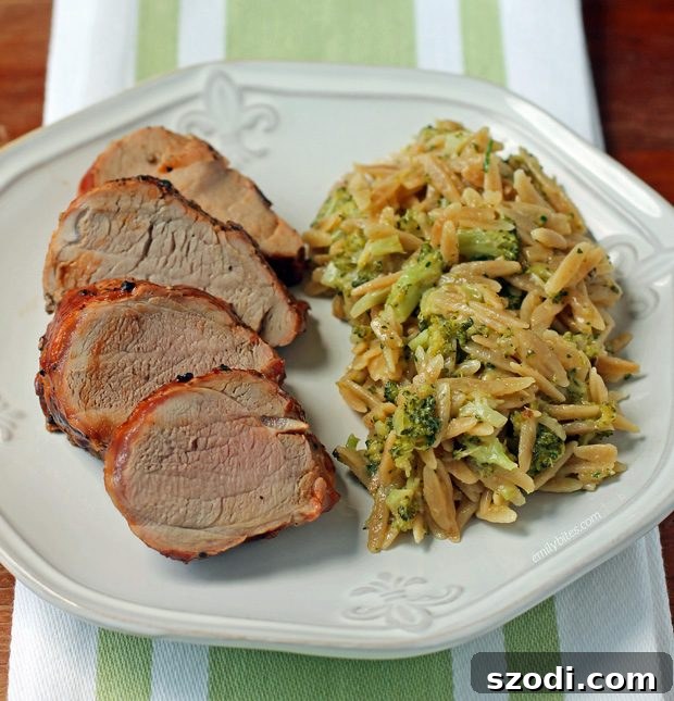 Creamy Cheddar Broccoli Orzo 2 Creamy Cheddar Broccoli Orzo - A perfect, easy side dish