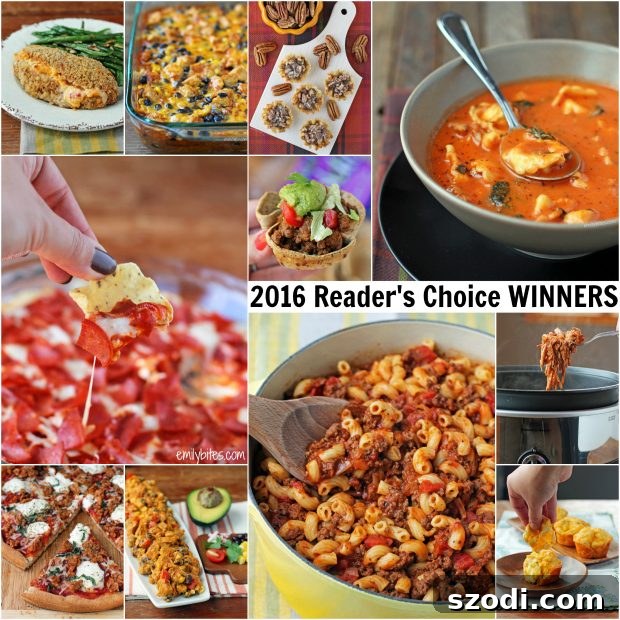 The Best Recipes of 2016: Emily Bites Reader's Choice Award Winners!