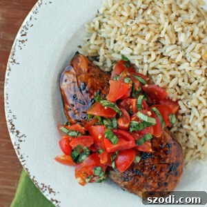 Bruschetta Topped Balsamic Chicken Recipe Image
