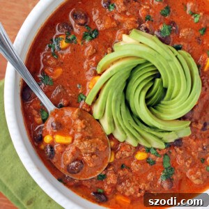 Flavorful Beef Taco Soup