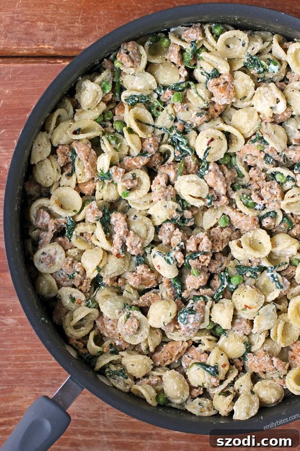 Sausage Ricotta Pasta