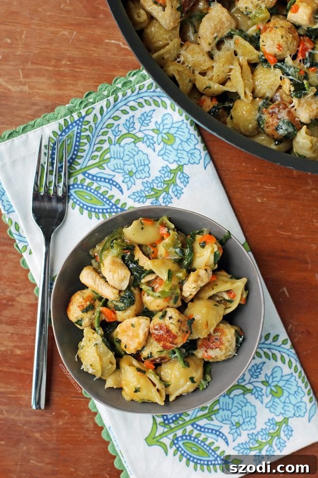 Italian Wedding Pasta Skillet