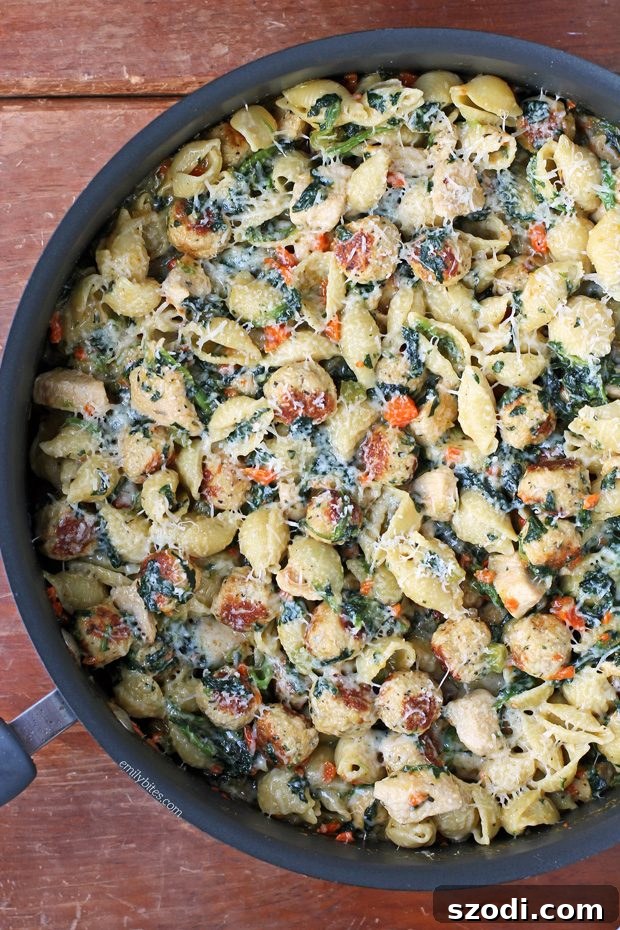 Italian Wedding Pasta Skillet