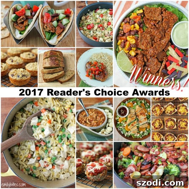 Emily Bites 2017 Reader's Choice Awards Winners: Celebrating Your Favorite Healthy Recipes