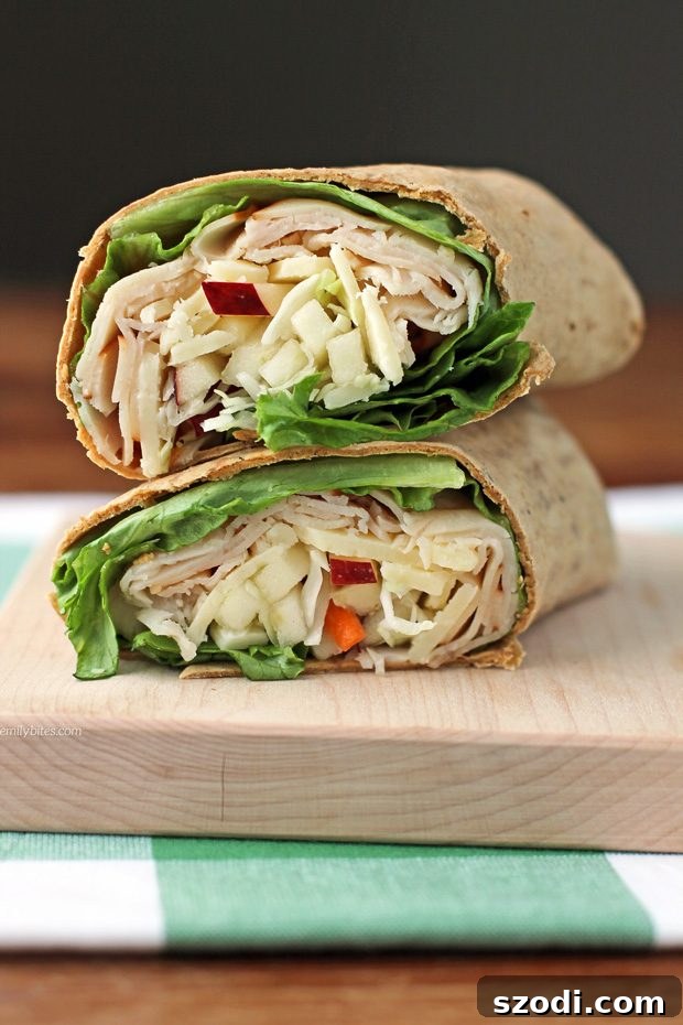 Apple Cheddar Turkey Wraps - Voted Best Handheld Recipe 2017