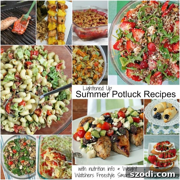 Lightened Up Summer BBQ Potluck Recipe Roundup