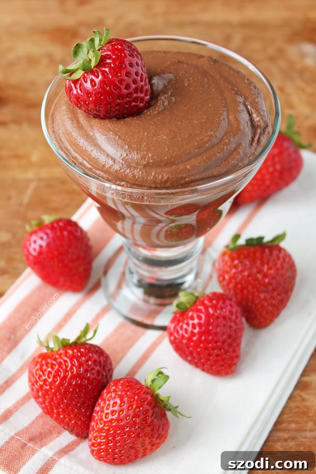 Decadent Chocolate Hummus Dip with Fresh Fruits