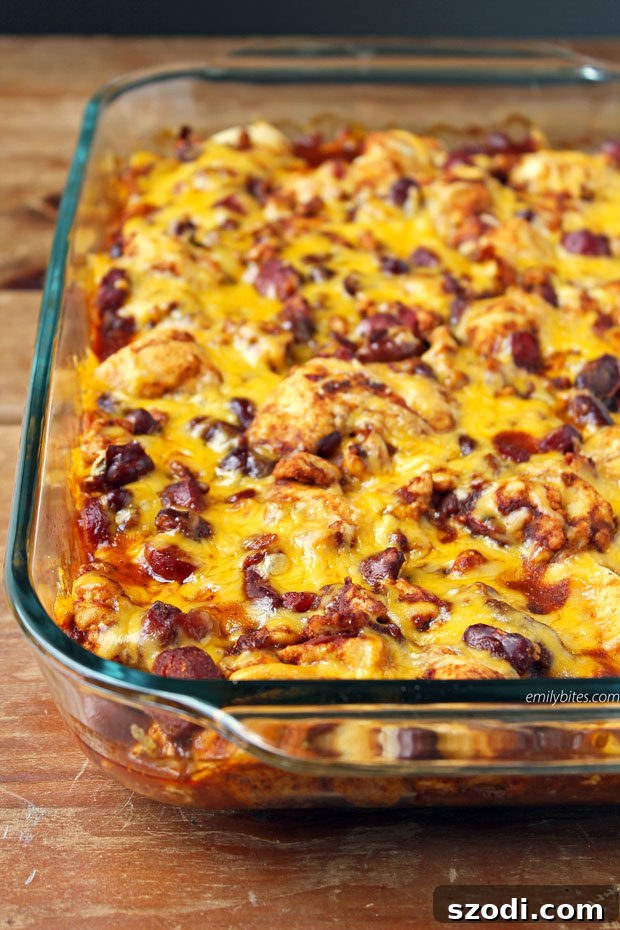 Bubble Up Chili Cheese Dog Casserole