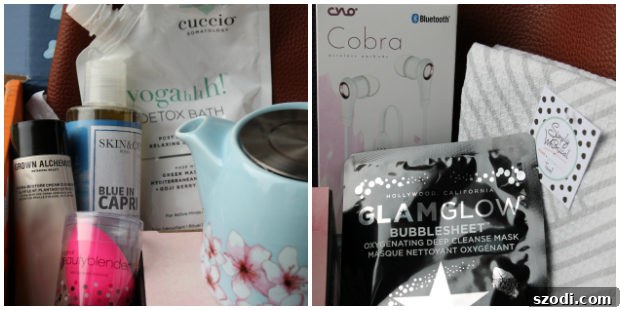 Close-up details of cherished items from Fall 2018 FabFitFun box