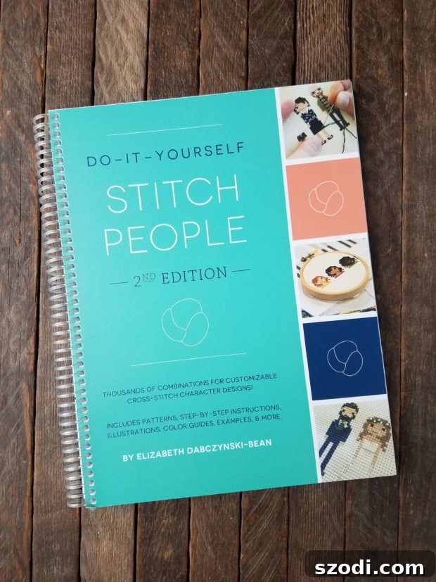 Stitch People book for custom cross-stitch designs