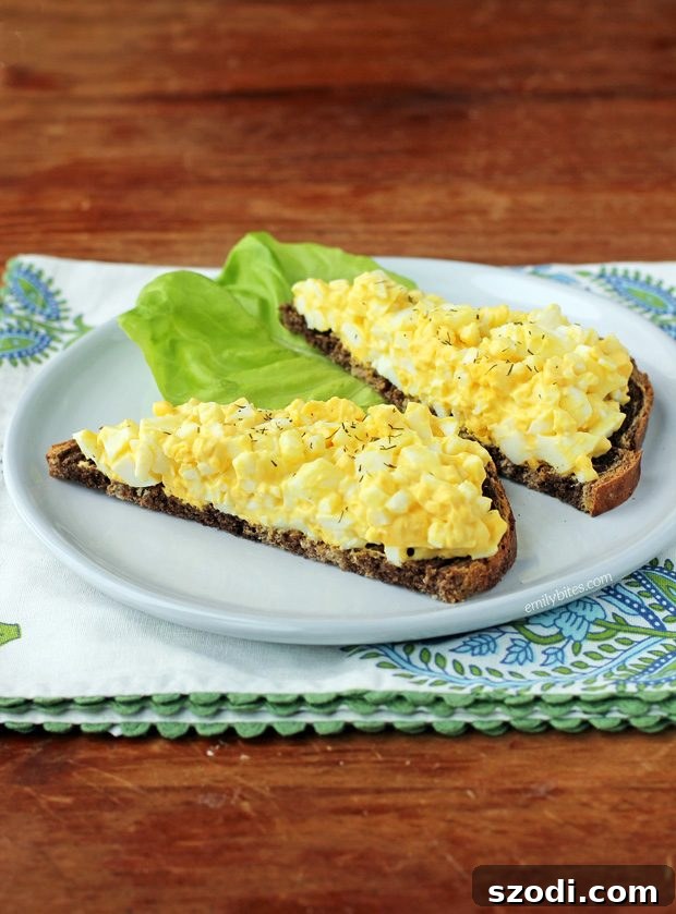 Winning Salad: Mom's Easy Egg Salad, a beloved family recipe that took the top spot for best healthy salad.