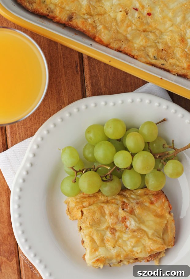 Spicy Sausage Pancake Bake