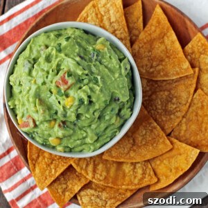Fiesta Guacamole 4 Loaded Guacamole with a side of chips