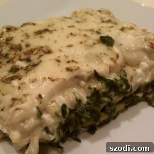 White Vegetable Lasagna