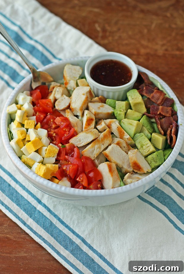 Cobb Salad in a bowl