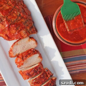Raspberry Chipotle BBQ Sauce with Pork Tenderloin