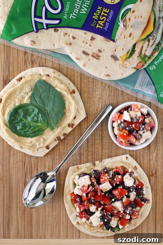Hellenic Flatbread Crisps 4 Close-up of a finished Greek Snack Flat, ready to eat