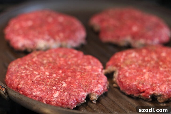 Quesaburger 4 Quesadilla Burgers cooked on the stovetop