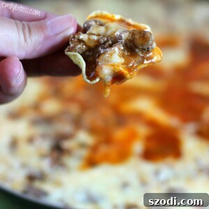 Beefy Enchilada Skillet Dip