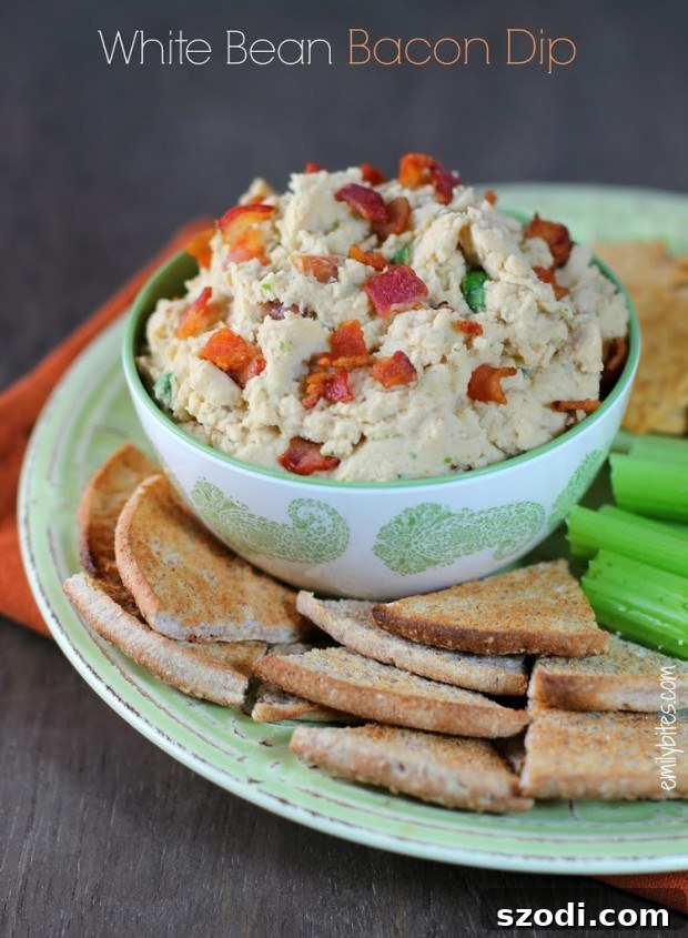 Savory White Bean and Bacon Dip