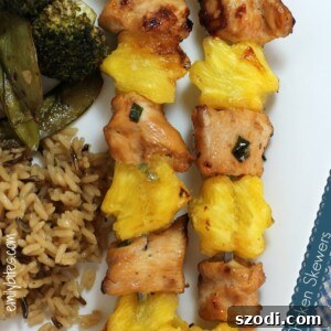 Grilled Hawaiian Chicken Skewers